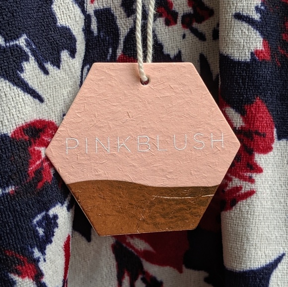 NWT Pinkblush off the shoulder velveteen dress. - Picture 3 of 6